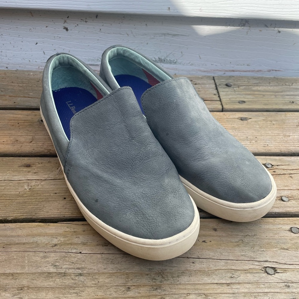 LL Bean leather slip ons - Picture 6 of 7